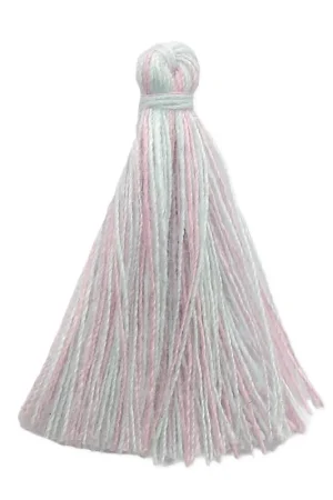 Prezzo Conveniente Pompon imitation coton 27-30 mm Multi Pastel x1