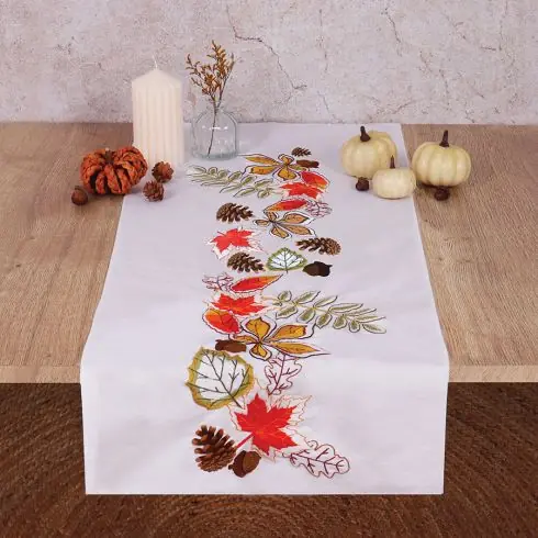 Scelto Dai Clienti Kit runner da ricamare - Foglie d'autunno - Trimits