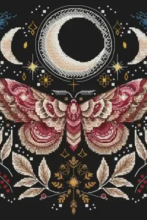 Compra Online kit ricamo a punto croce - La falena - Ava