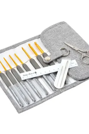 Set di uncinetti in acciaio Tulip Etimo Silver Professionale