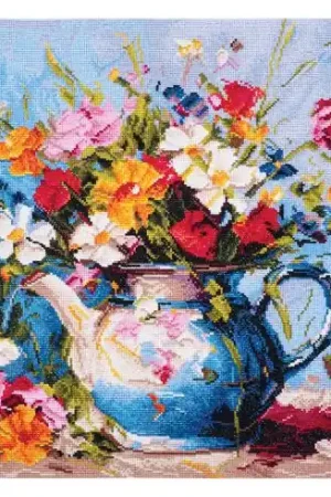 kit ricamo a punto croce - Fiori selvaggi - Trimits Quantità Limitata