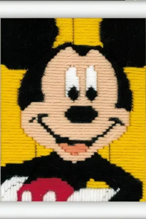 Affare Kit di ricamo a punto lungo - Mickey Mouse - Vervaco