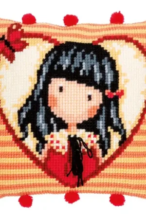 Kit cuscino punto croce - Gorjuss - Time to Fly - Vervaco Offerta Del Giorno