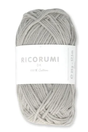 Coton Ricorumi par Rico Design pour Amigurumi Gris Perlé 004 x 25g Esclusivo