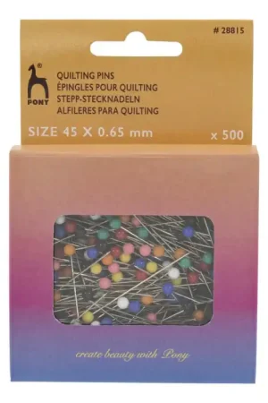 Spilli per quilting con testa tonda colorati - Pony Offerta Speciale
