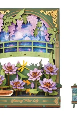 Compra Online Puzzle in legno 3D - Ninfea scintillante - ROWOOD