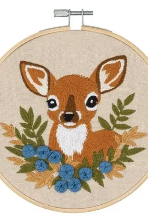 Prezzo Basso Kit per ricamo a tamburo - La cerva - Trimits