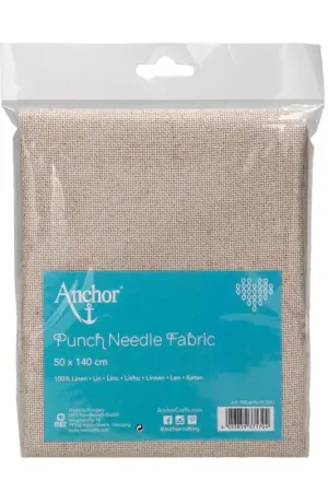Tela da ricamo Punch Needle pretagliata 50 x 140 cm - Anchor Super Prezzo