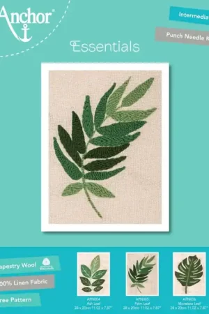 Kit di ricamo Punch Needle - Palm Leaf - Anchor Nuovo Arrivo