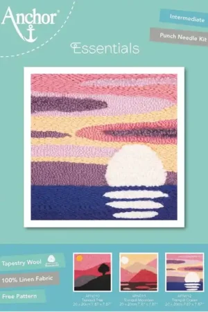 Kit di ricamo Punch Needle - Tranquil Ocean - Anchor Offerta Del Giorno