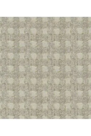 Centenary 28th di Yoko Saito, Tessuto giapponese grigio verde a quadretti Offerta Lampo