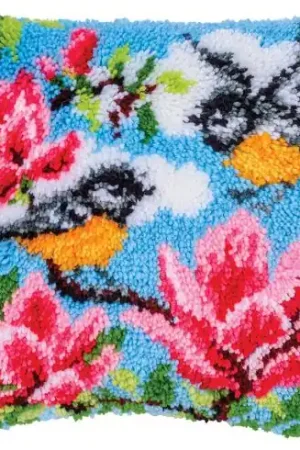 Soddisfatti O Rimborsati kit cuscini punto smirne - Cince e magnolia - Vervaco