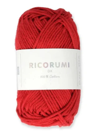 Saldi Coton Ricorumi par Rico Design pour Amigurumi Rouge 028 x 25g