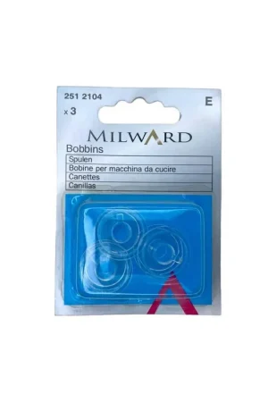 Nuova Collezione 3 Pz Bobine Per Macchina Da Cucire Plastica Trasparente Milward