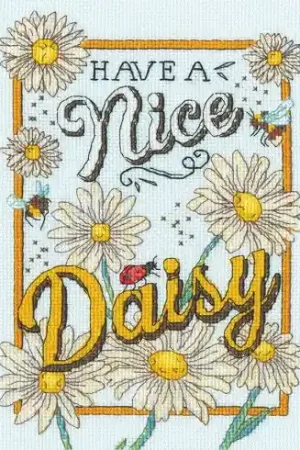kit ricamo a punto croce - Bella margherita - Bothy Threads Promo Stagionale