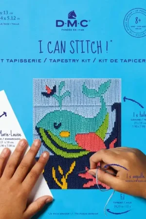 Ultima Occasione Kit di ricamo a punto lanciato - Mylene la Balena - DMC