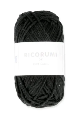 Acquista Ora Coton Ricorumi par Rico Design pour Amigurumi Noir 060 x 25g