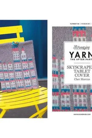 Promo Stagionale Schema Scheepjes Nº 126 Yarn The After Party - Skyscrapers Tablet Cover
