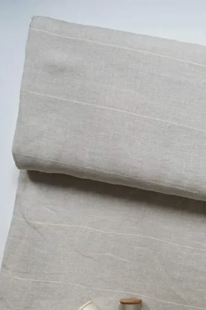 Tessuto 100% Lino con Riga Sottile - h 320 cm Ultima Occasione