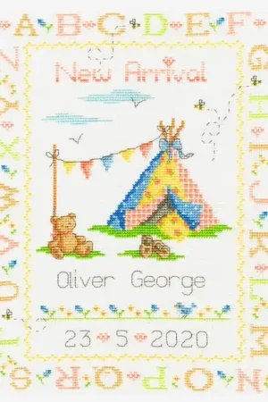 Kit di Punto Croce - Bebè in Arrivo - DMC Offerta