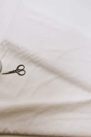 Solo Oggi Tessuto 100% Lino Bianco - h 150 cm