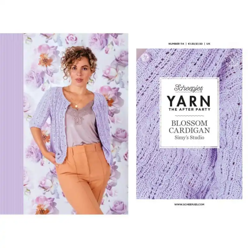 Schema Scheepjes Nº 114 Yarn The After Party - Blossom Cardigan Occasione Imperdibile