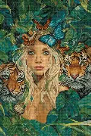 Spedizione Espresso kit ricamo a punto croce - Musa della Natura - Letistitch