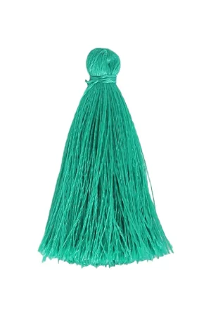Pompon en fil imitation soie 40 mm Emerald Ultime Pezzi
