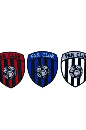 Applicazione Termoadesiva Ricamo Patch Marbet Scudetto Squadre Calcio 55x45 Mm Nuova Collezione