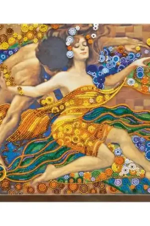 Kit di ricamo con perline - Fiumi d'amore - Abris Art Prezzo Ridotto