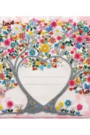 Kit di ricamo con perline - Certificato di matrimonio - Abris Art Reso Gratuito