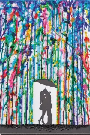 Kit di ricamo con perline - Pioggia per gli innamorati - Abris Art Esclusivo