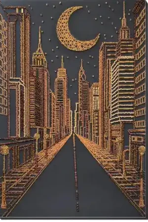 Prezzo Basso Kit di ricamo con perline - Città dei sogni - Abris Art