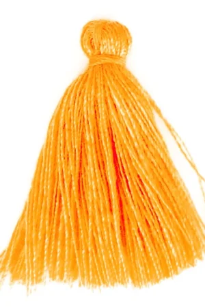 Pompon imitation coton 27-30 mm - Orange clair x1 Più Venduto