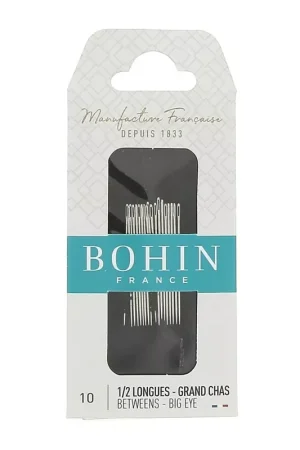 Promo Stagionale Aiguilles à coudre demi-longues Bohin n°10 x15