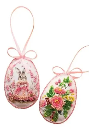 Kit di ricamo con perline - Coniglietto di Pasqua - Abris Art Compra Online