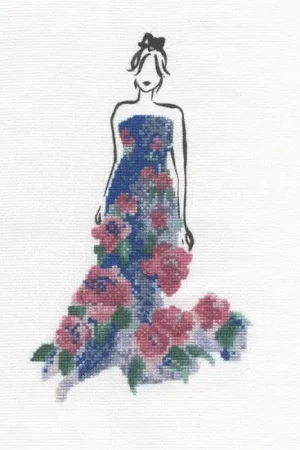 Kit di Punto Croce - Ballo di Rose - DMC Sconto