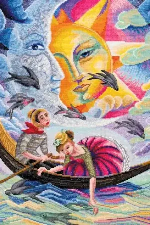 kit ricamo a punto croce - Canzone d'amore - Abris Art Acquista Ora