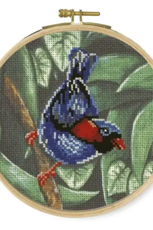 Kit di Punto Croce - Parrocchetto - DMC Esclusivo