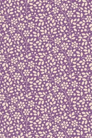 Tilda Pie in the Sky Cloudpie Grape- Tessuto Viola con Piccoli Fiorellini Panna Compra Oggi Stesso