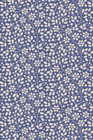 Super Prezzo Tilda Pie in the Sky Cloudpie Blue- Tessuto Blu con Piccoli Fiorellini Panna