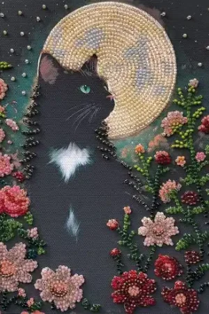 Kit di ricamo con perline - Insonnia - Abris Art Super Prezzo