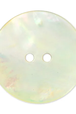Bouton Nacre Rond 22 mm Naturel x1 Esclusivo