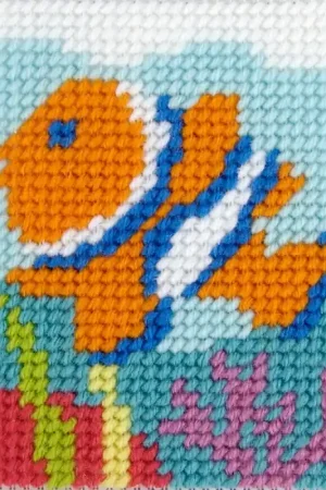 Spedito Oggi Kit di ricamo tappezzeria - Pesce Pagliaccio - DMC