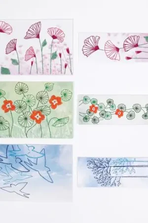 Kit di punti da ricamo - Fiori - Biglietti e segnalibri - DMC Compra Adesso