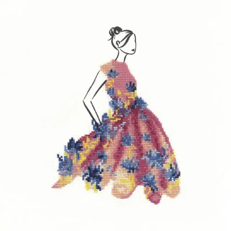 Pagamento Sicuro Kit di Punto Croce - Festa di Rose - DMC