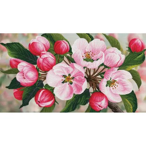 kit ricamo a punto croce - Profumo di melo - Nova Sloboda Più Venduto