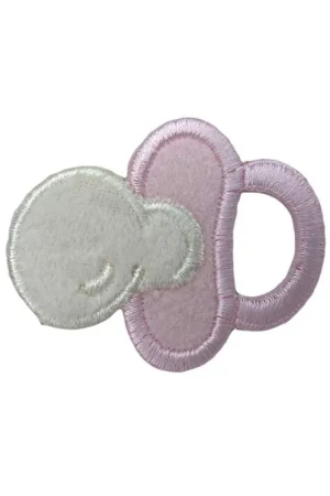 Applicazione Termoadesiva Ricamo Patch Baby Velluto Ciuccio Succhiello 3x2 Cm Ordina Subito