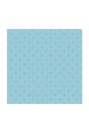 Spedizione Gratuita Windham Fabrics, Sky Bud Dot, Tessuto azzurro con dots bianchi e blu