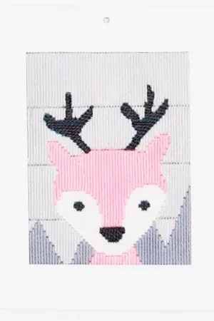 Ordina Subito Kit di ricamo a punto lanciato - Piccola Renna - DMC